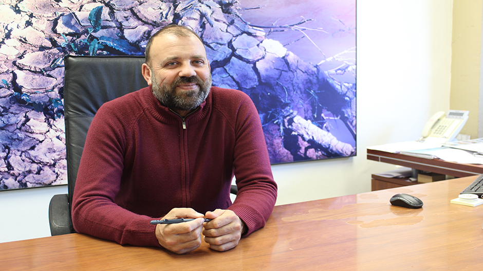 Pedro Loscertales, presidente comarcal y alcalde de Castelflorite.