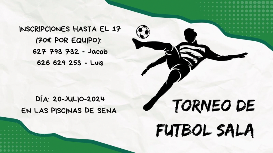 Cartel anunciador del torneo.