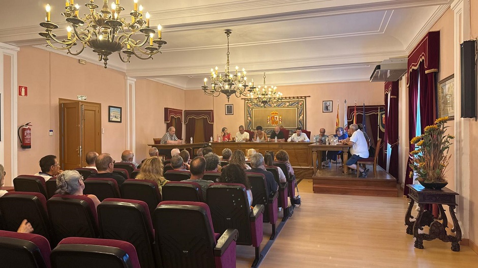 El pleno celebrado la tarde del pasado jueves.