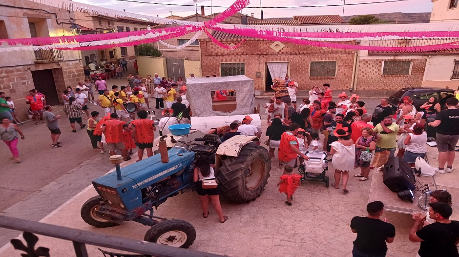 Alberuela de Tubo durante sus fiestas del pasado año.