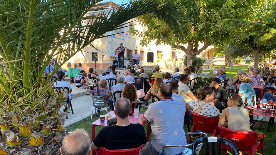 La localidad durante un acto festivo el pasado año.