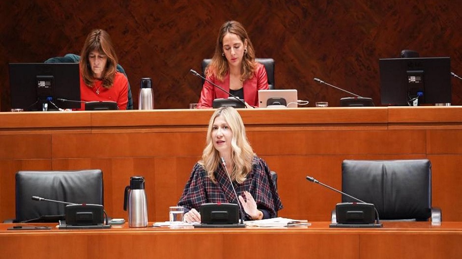 Comparecencia de Mar Vaquero en la Comisión Institucional y de Desarrollo Estatutario.