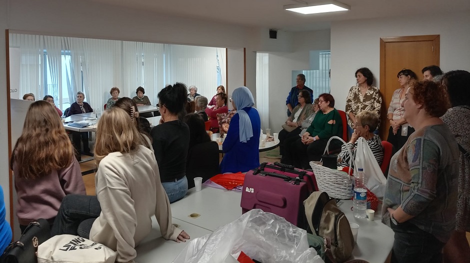 Zapatos Rojos, un taller organizado por el Ceder Monegros en Grañén.