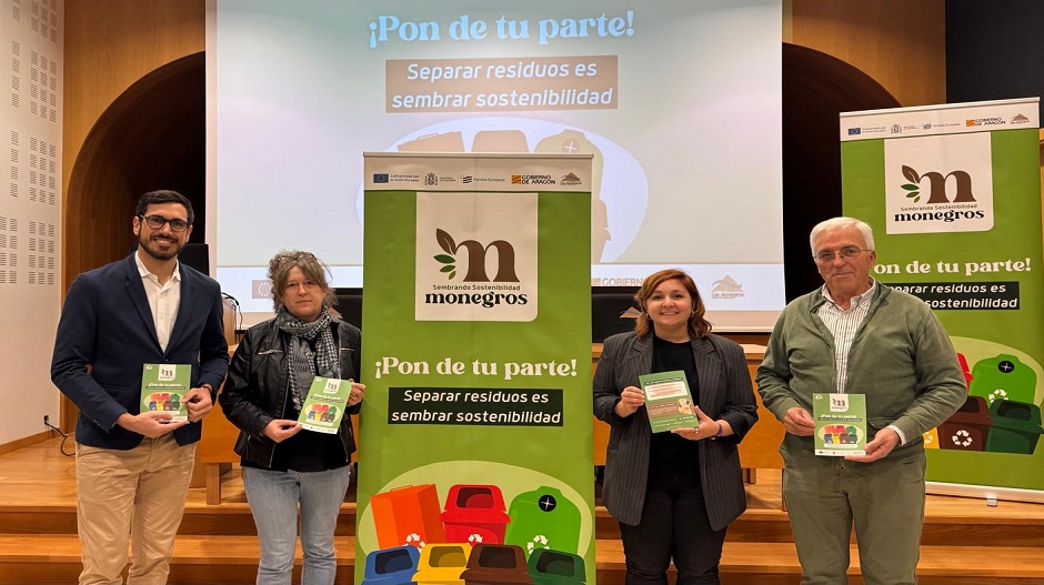 Imagen de la presentación en rueda de prensa la mañana de este miércoles en Sariñena.