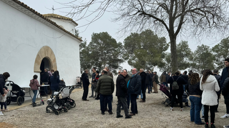 Celebración en la ermita de San Blas en 2024.